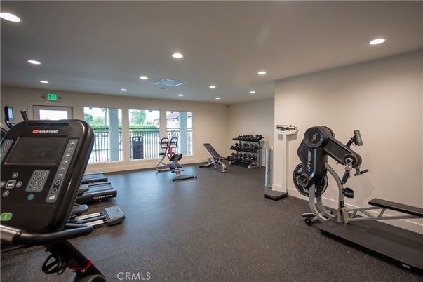 Fitness Equipment, Interior, Recessed Lighting