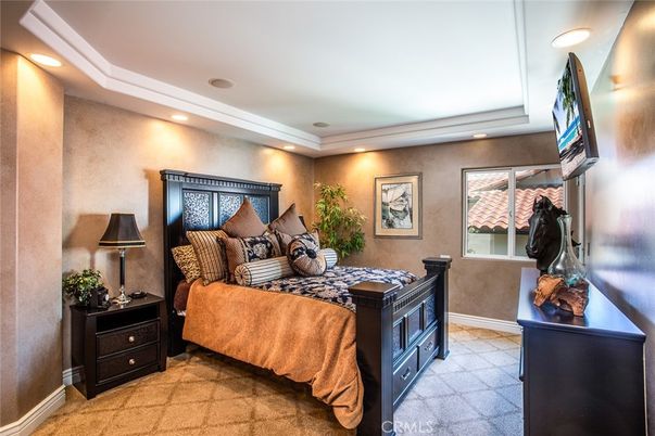 Bedroom, Interior, Recessed Lighting