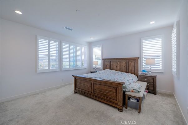 Bedroom, Interior, Recessed Lighting