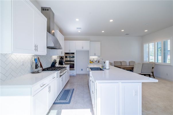 Dining room, Interior, Kitchen, Recessed Lighting, Stainless Steel Appliances