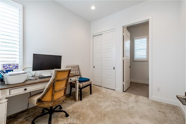 Home Office, Interior, Recessed Lighting
