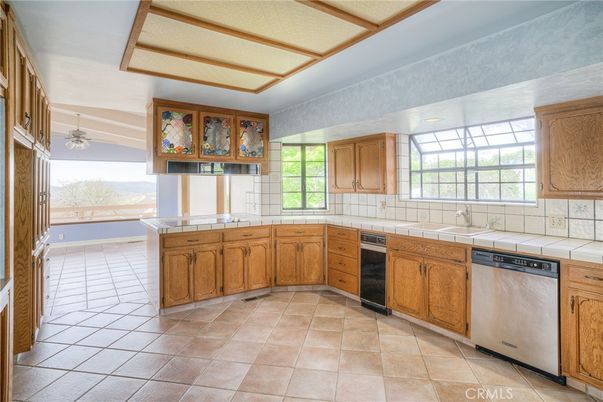 Interior, Kitchen, Tile Countertops