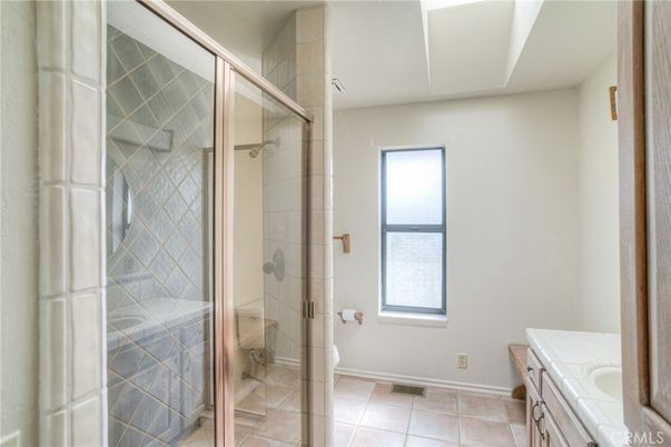 Bathroom, Glass Shower, Interior, Tile Countertops