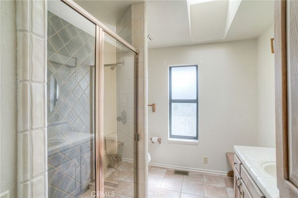 Bathroom, Glass Shower, Interior, Tile Countertops