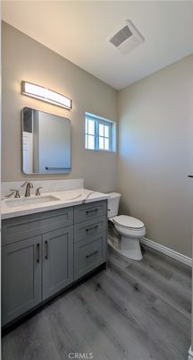 Bathroom, Dual Sink Vanities, Interior, Wood Texture Flooring