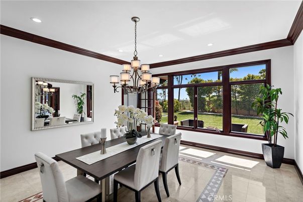 Chandelier, Dining room, Interior, Recessed Lighting