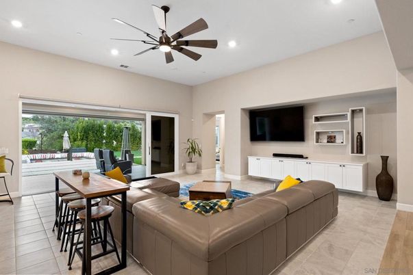 Interior, Living room, Recessed Lighting