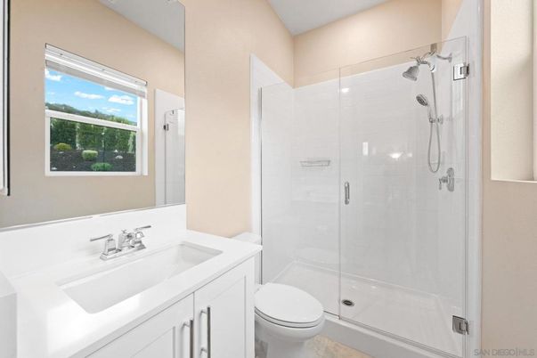 Bathroom, Glass Shower, Interior