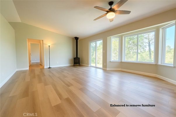 Empty room, Fireplace, Interior, Wood Texture Flooring