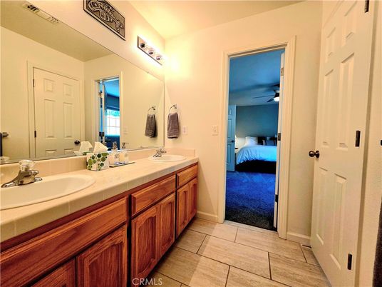 Bathroom, Bedroom, Dual Sink Vanities, Interior, Tile Countertops