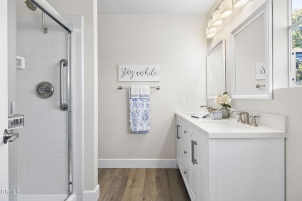 Bathroom, Interior, Wood Texture Flooring