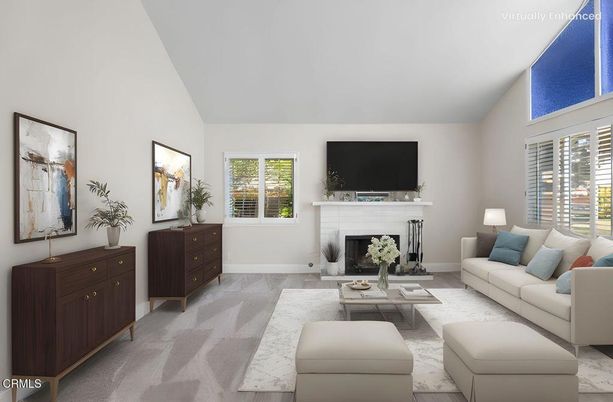 Fireplace, Interior, Living room