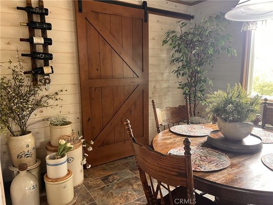 Dining room, Interior, Wooden Walls