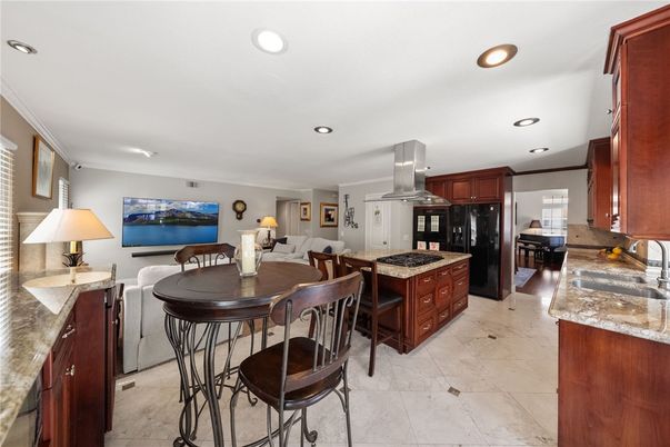 Interior, Kitchen, Living room, Recessed Lighting, Stainless Steel Appliances