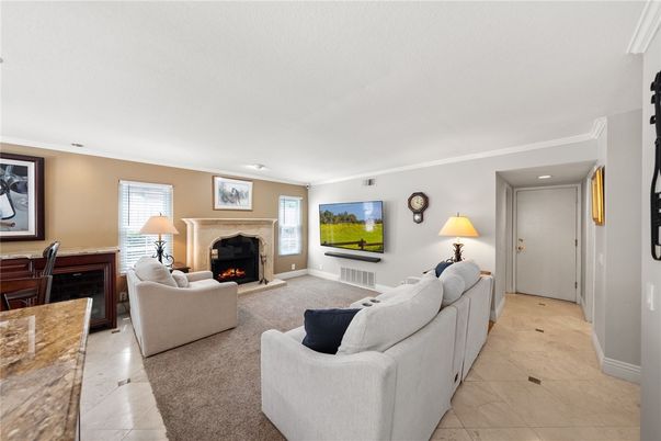Fireplace, Interior, Living room, Recessed Lighting