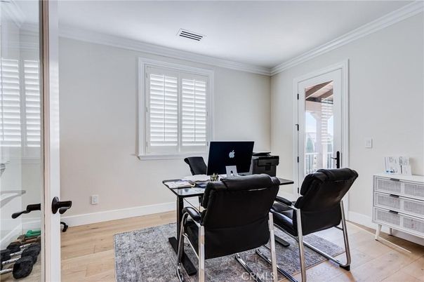 Home Office, Interior, Wood Texture Flooring