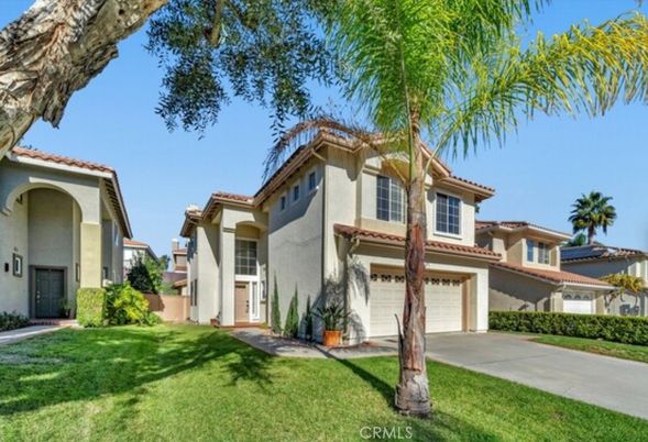 Attached, Backyard, Exterior, Facade, Mediterranean