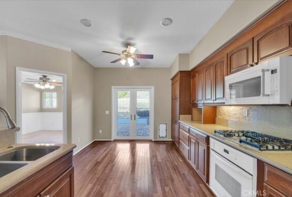 Interior, Kitchen, Wood Texture Flooring