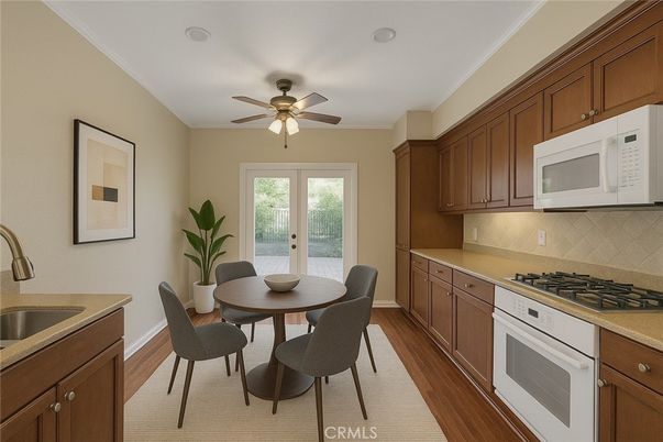 Dining room, Interior, Kitchen, Wood Texture Flooring