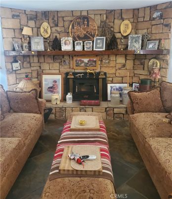 Fireplace, Interior, Living room, Stone Walls