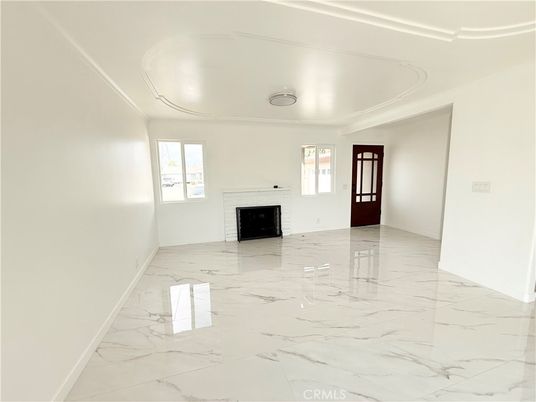 Empty room, Fireplace, Interior, Marble