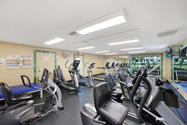 Fitness Equipment, Gym, Interior, Recessed Lighting