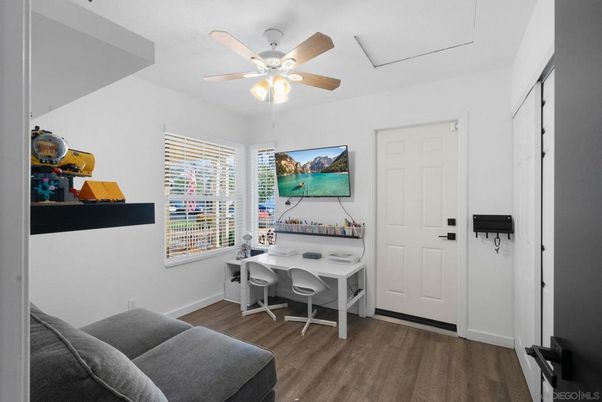 Home Office, Interior, Wood Texture Flooring