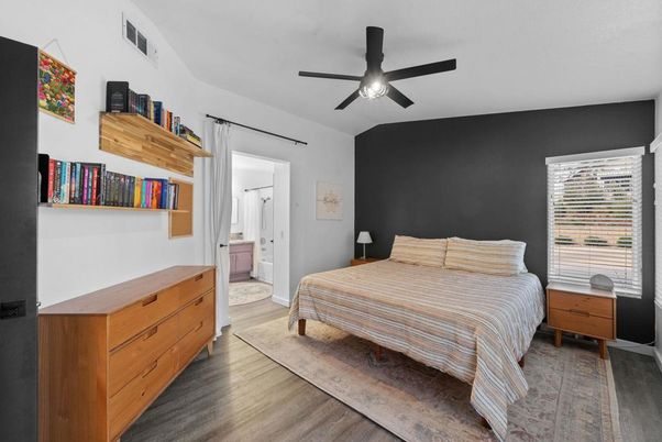 Bedroom, Interior, Wood Texture Flooring