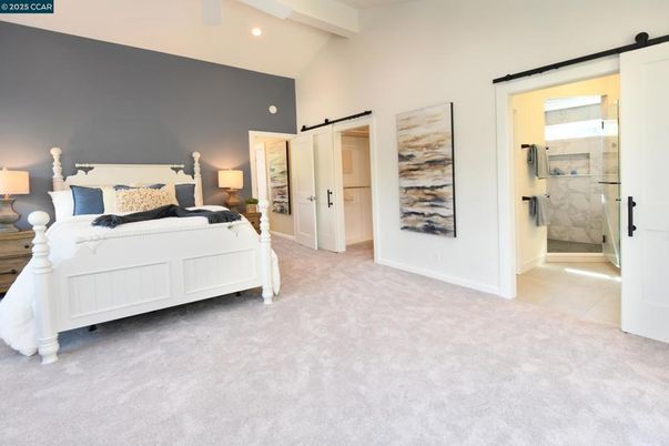 Bathroom, Bedroom, Glass Shower, Interior, Recessed Lighting