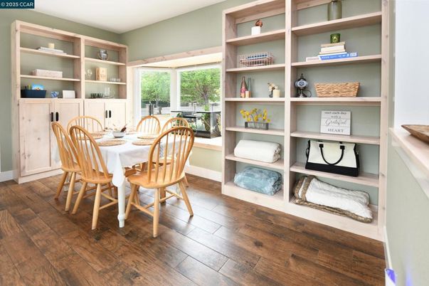 Dining room, Interior, Wood Texture Flooring