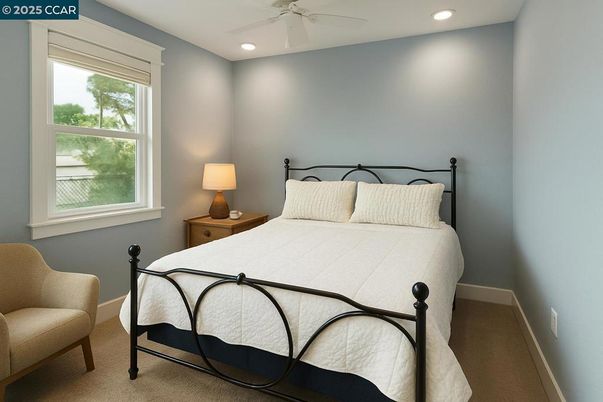 Bedroom, Interior, Recessed Lighting