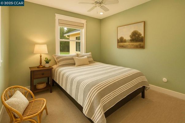Bedroom, Interior, Recessed Lighting