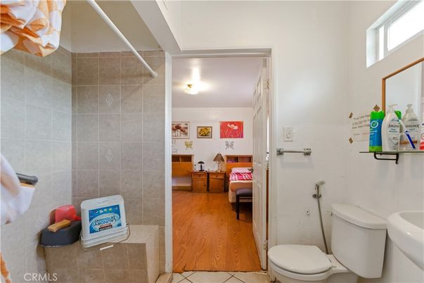 Bathroom, Interior, Wood Texture Flooring
