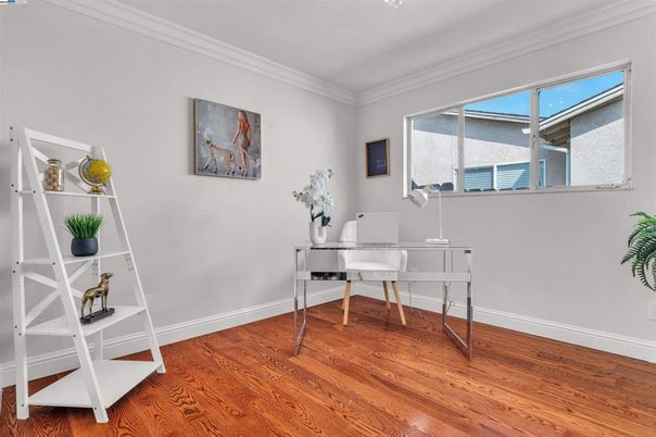 Home Office, Interior, Wood Texture Flooring