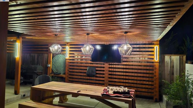 Interior, Pendant Lights, Wooden Ceilings, Wooden Walls