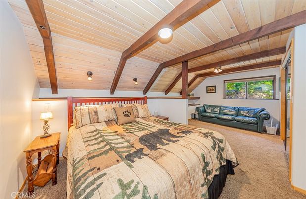 Bedroom, Interior, Wooden Beams, Wooden Ceilings