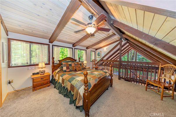 Bedroom, Interior, Wooden Beams, Wooden Ceilings