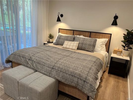 Bedroom, Interior, Wood Texture Flooring