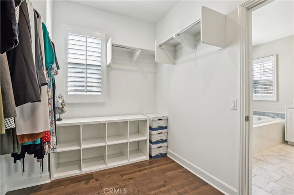 Interior, Walk-in Closets, Wood Texture Flooring