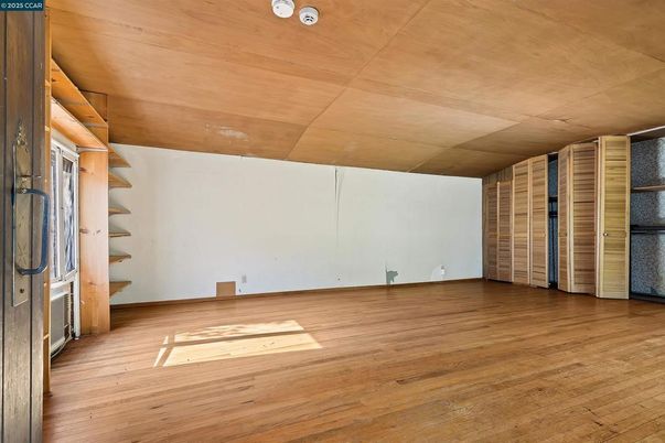 Empty room, Interior, Wooden Ceilings, Wood Texture Flooring