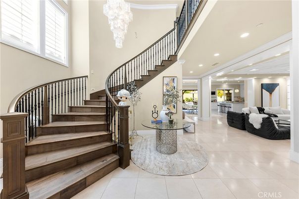 Chandelier, Interior, Recessed Lighting