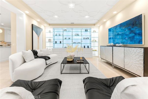 Interior, Living room, Recessed Lighting