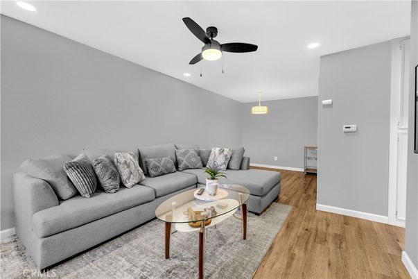 Chandelier, Interior, Living room, Recessed Lighting, Wood Texture Flooring