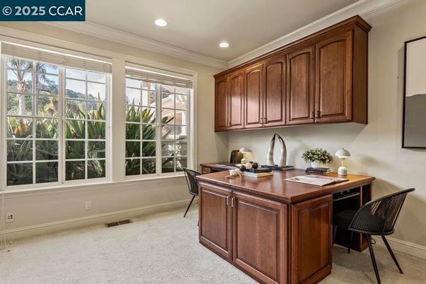 Home Office, Interior, Recessed Lighting