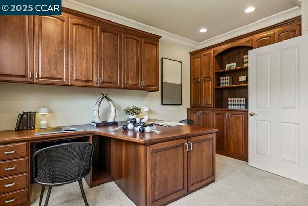 Home Office, Interior, Recessed Lighting