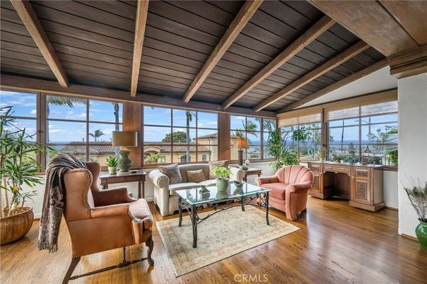 Interior, Living room, Water, Wooden Beams, Wooden Ceilings, Wood Texture Flooring