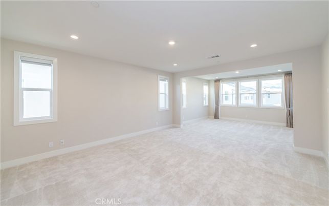 Empty room, Interior, Recessed Lighting