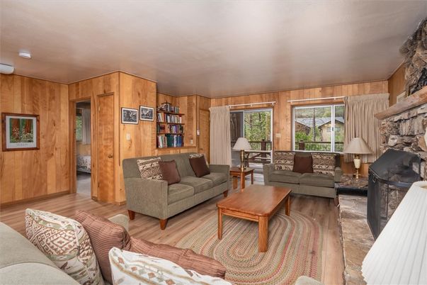 Fireplace, Interior, Living room, Wood Texture Flooring, Wooden Walls
