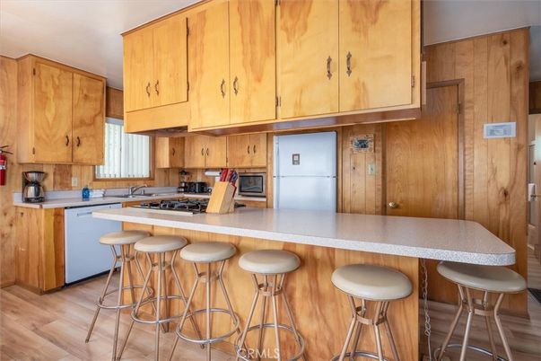 Interior, Kitchen, Wood Texture Flooring
