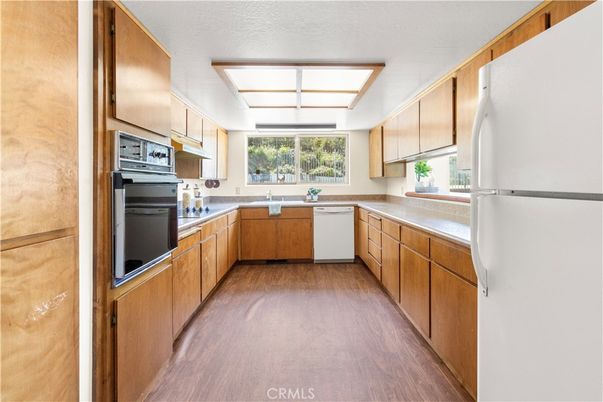Interior, Kitchen, Wood Texture Flooring